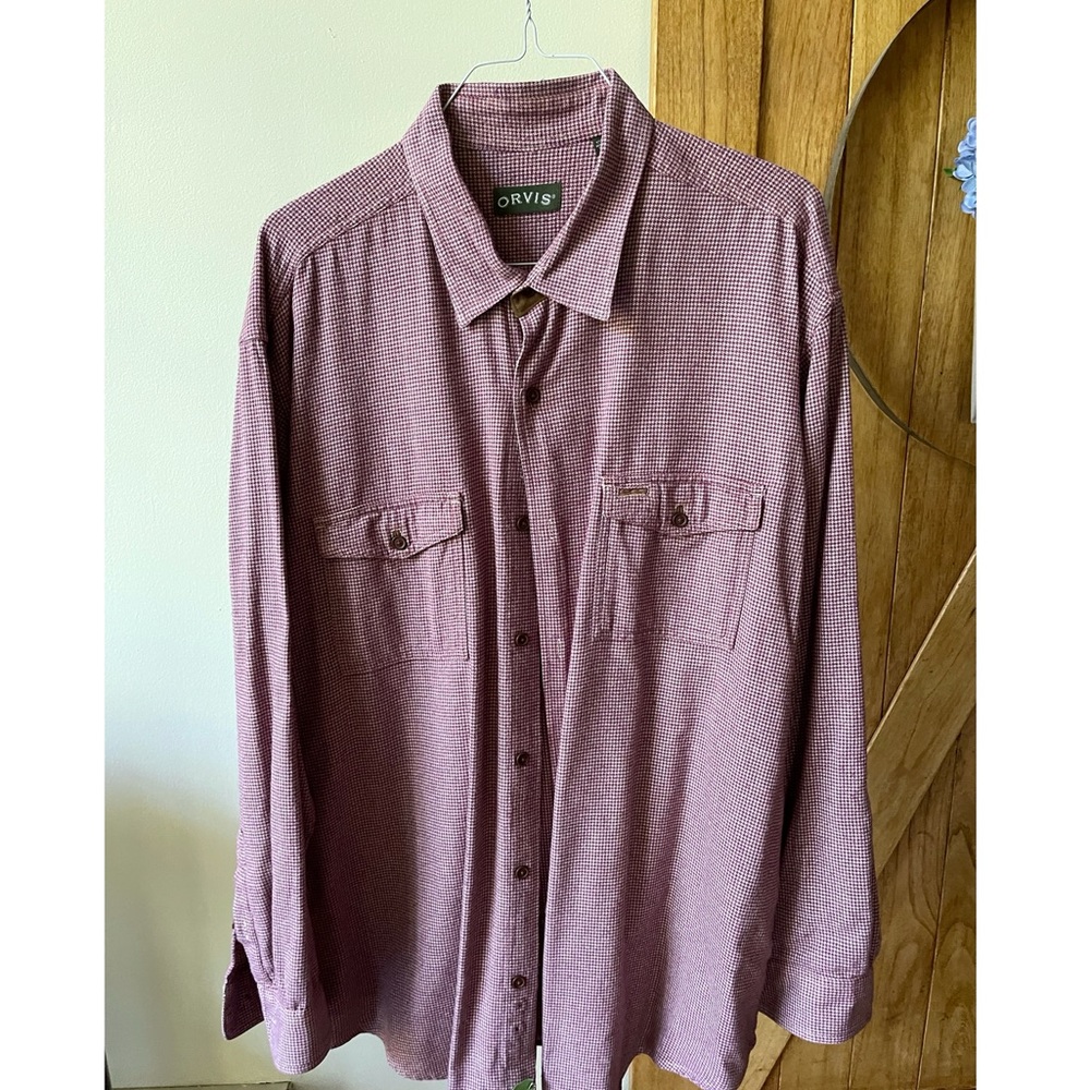 Orvis flannel shirt, XXL Tall